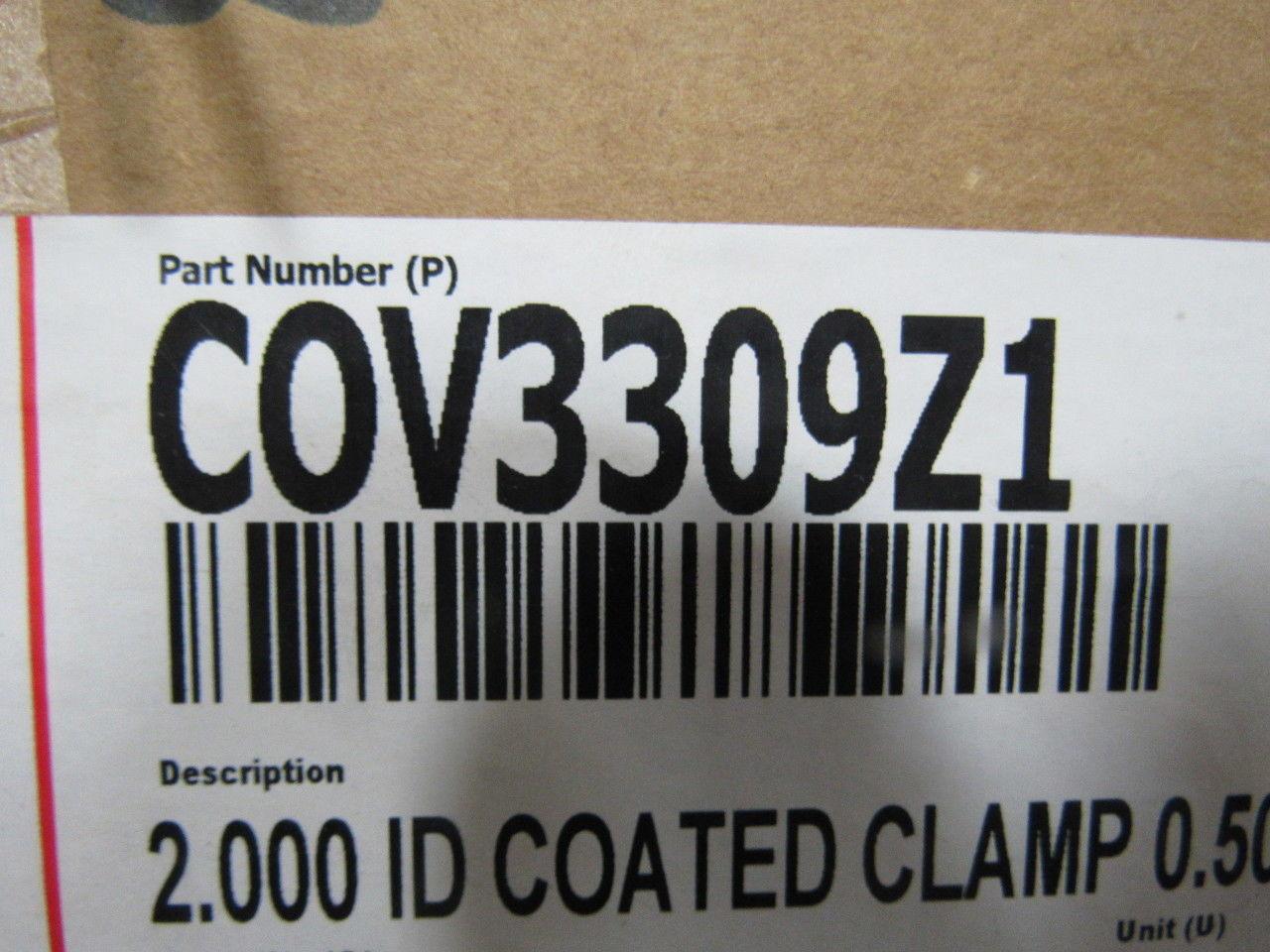Lavanture Products COV3309Z1 Clamp 2"OD X 1/2"W Vinyl Coated Metal Lot of 500