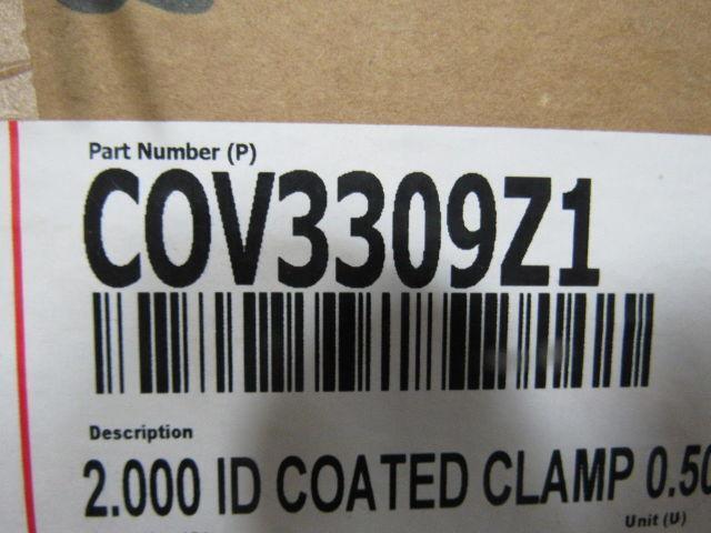Lavanture Products COV3309Z1 Clamp 2"OD X 1/2"W Vinyl Coated Metal Lot of 500