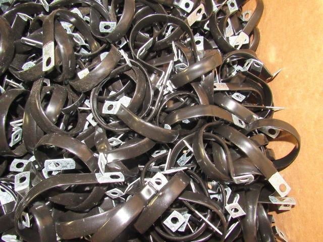 Lavanture Products COV3309Z1 Clamp 2"OD X 1/2"W Vinyl Coated Metal Lot of 500