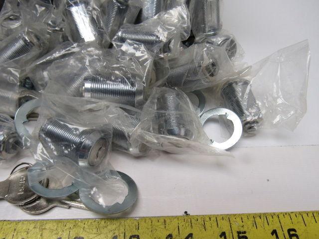 southco CM-2-2C109-2SB Cam Lock Latches w/Key, Nut & Screw Rv Marine Lot of 40
