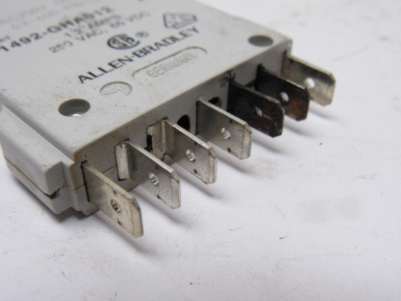 Allen Bradley 1492-GHA012 Ser. A Miniature Circuit Breaker 250V 1.2A