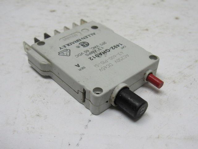 Allen Bradley 1492-GHA012 Ser. A Miniature Circuit Breaker 250V 1.2A
