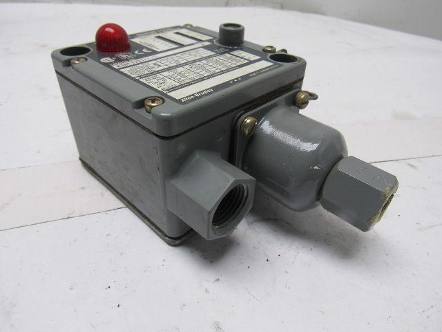 Allen Bradley 836T-T261JX15 Adjustable Electromechanical Pressure Control Switch