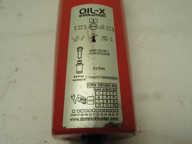 Domnick Hunter AA015CNFI 250 psi Standard Pneumatic Oil filter 1/2" NPT