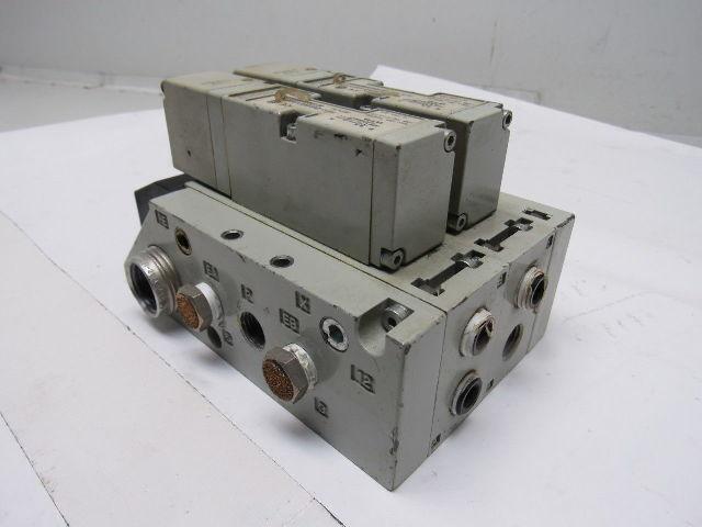 Numatics 062BA415M000061 Double Pneumatic 24V Solenoid Block 120PSI
