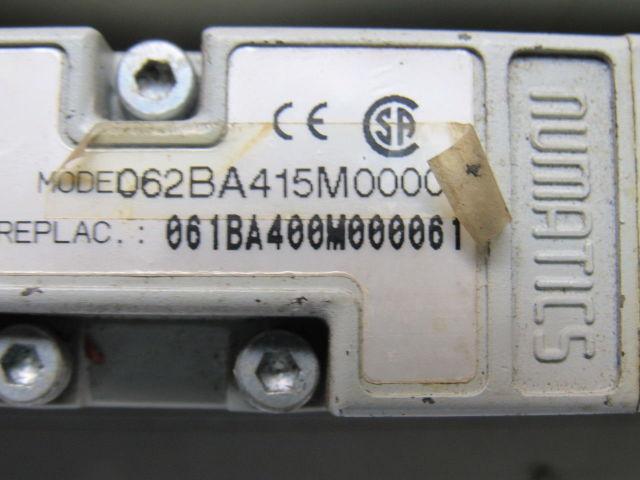 Numatics 062BA415M000061 Double Pneumatic 24V Solenoid Block 120PSI