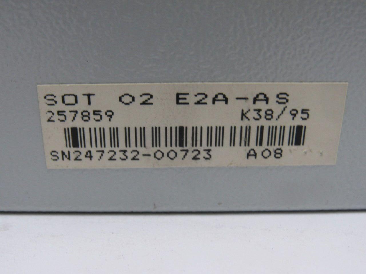 Indramat SOT02E2A-AS Station Operator Terminal Interface Display Panel