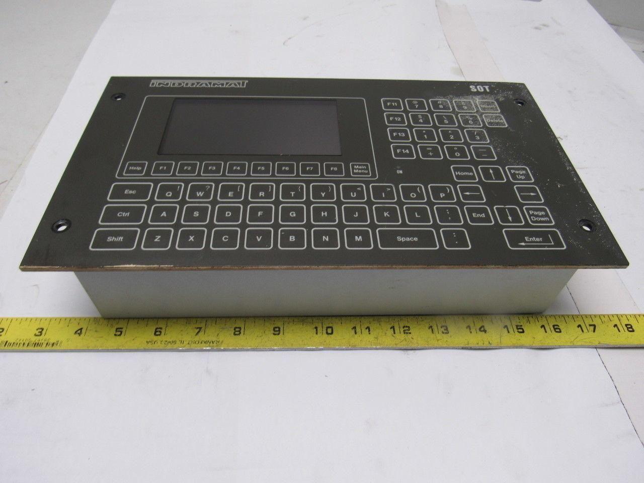 Indramat SOT02E2A-AS Station Operator Terminal Interface Display Panel
