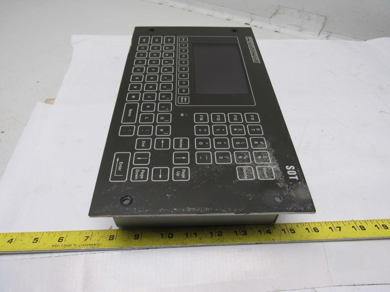 Indramat SOT02E2A-AS Station Operator Terminal Interface Display Panel
