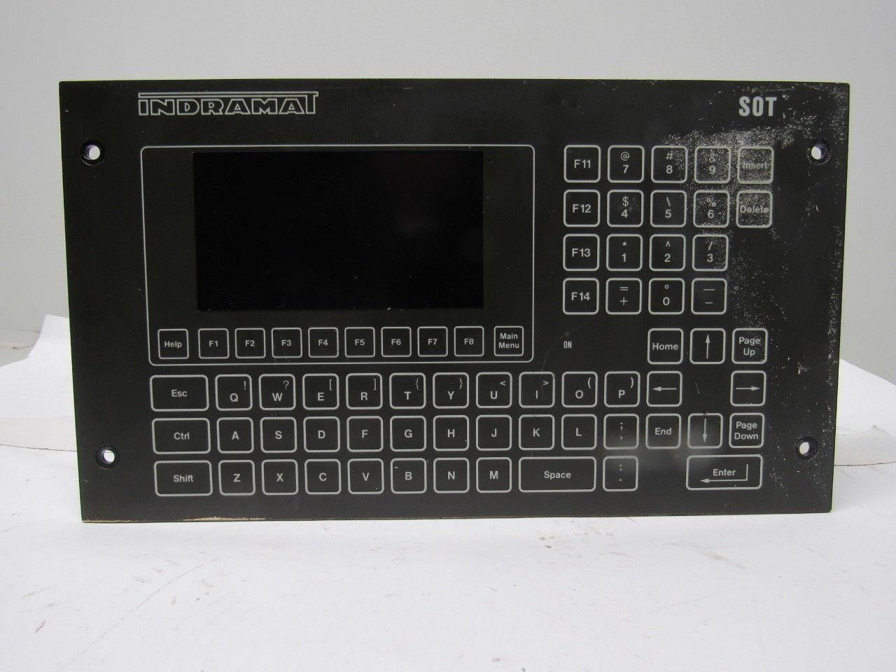 Indramat SOT02E2A-AS Station Operator Terminal Interface Display Panel