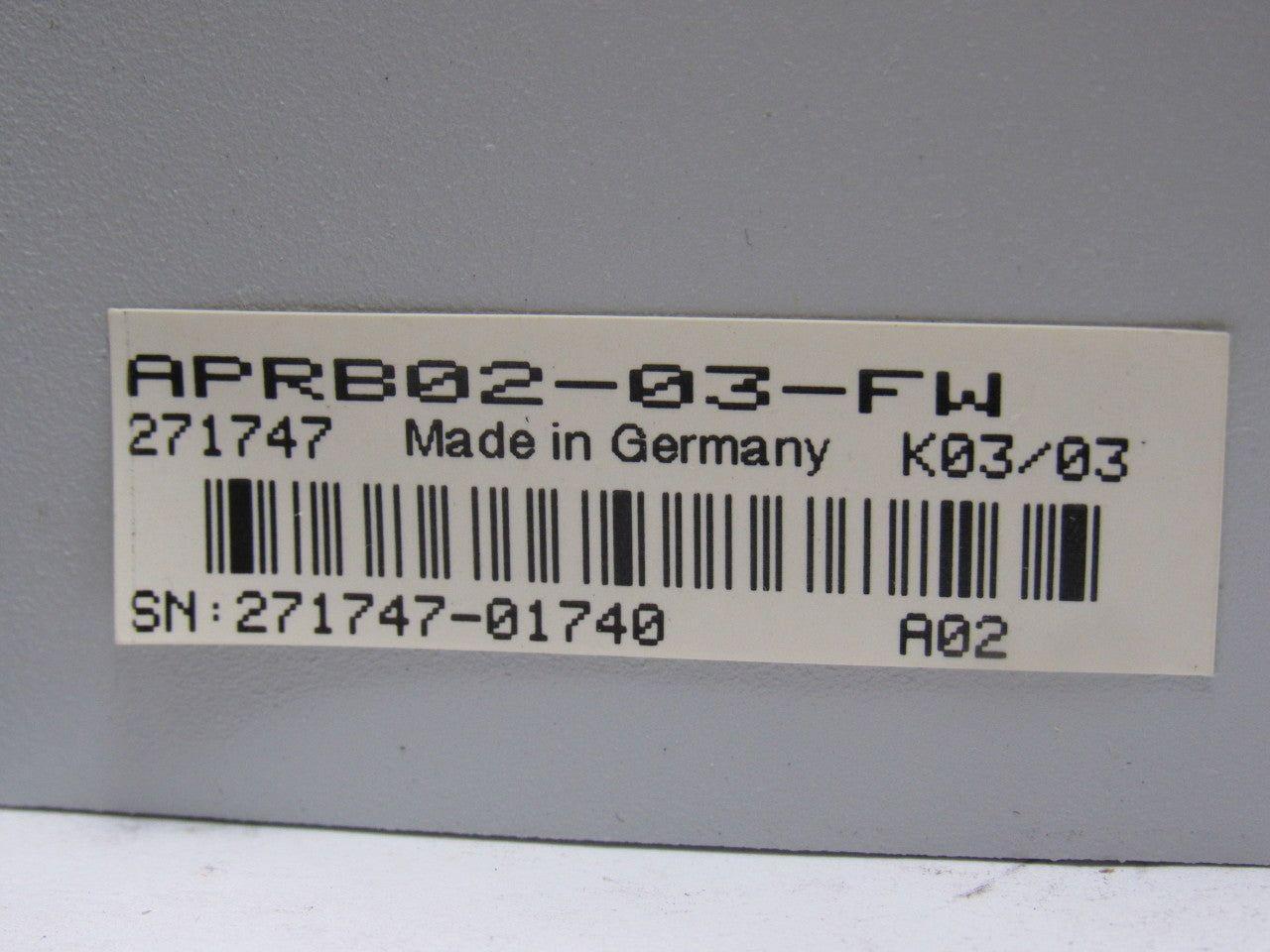 Indramat APRB 02-03-FW MT-CNC Sercos Interface Controller Module
