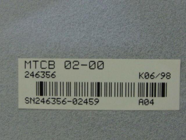 Indramat MTCB 02-00 MT-CNC Six Slot Rack W/BGR NTB 02-00 Power Supply
