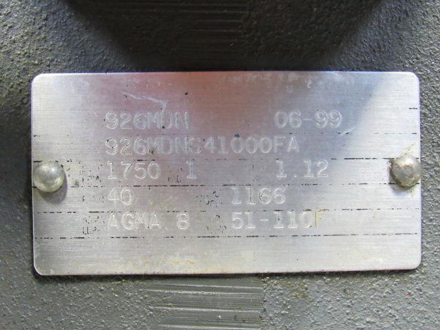 Winsmith 926MDN 40:1 Ratio 3/4Hp 208-230/460V 1-1/4" Output Shaft Gear Reducer