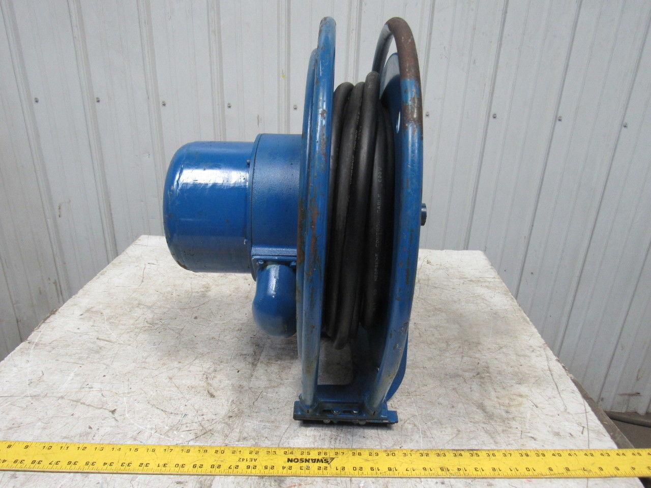 Aero-Motive Industrial Duty Pow-R-Matic Reel Cord W/36' 10/7 Control Cable