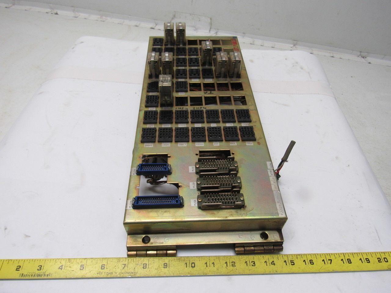 Okuma LC20-2ST Machine Relay Control Center Relays Sockets Plugs