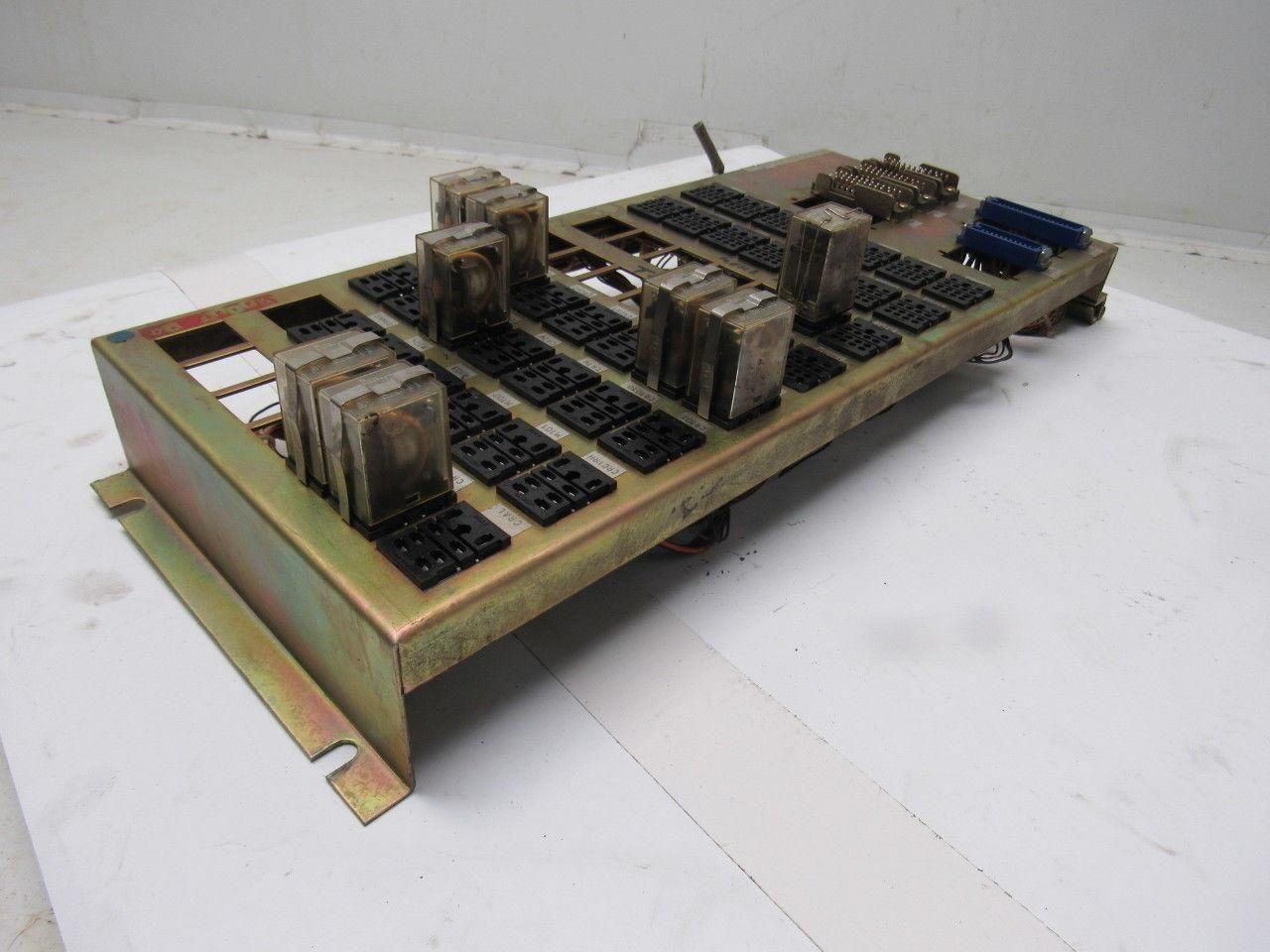 Okuma LC20-2ST Machine Relay Control Center Relays Sockets Plugs