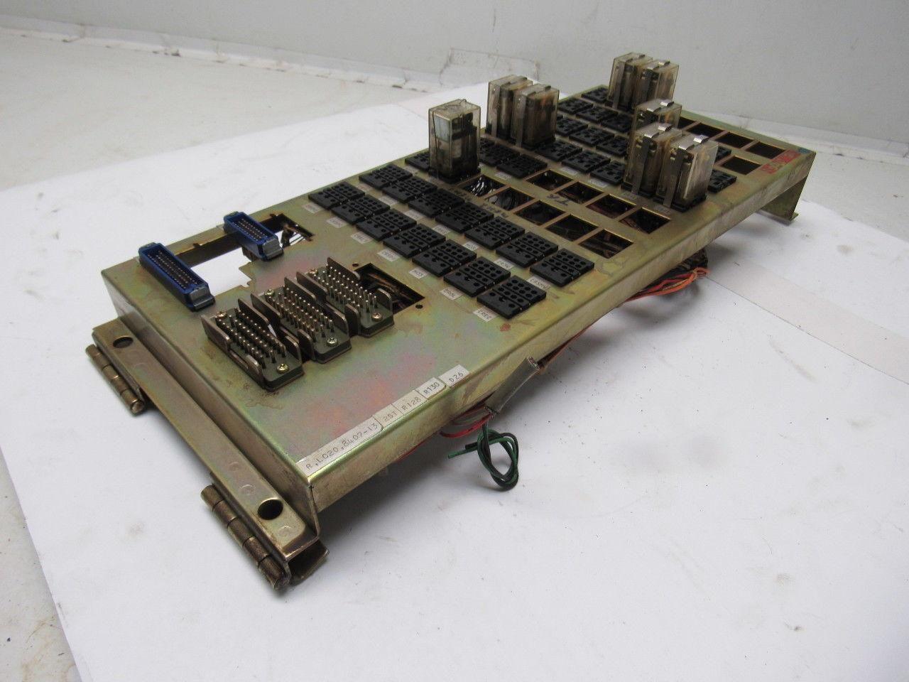 Okuma LC20-2ST Machine Relay Control Center Relays Sockets Plugs