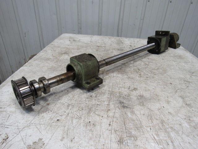 Okuma LC20-2ST CNC Lathe Z-Axis Upper Saddle Ball Screw Assembly