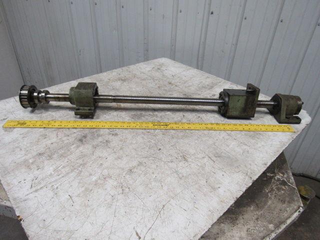 Okuma LC20-2ST CNC Lathe Z-Axis Upper Saddle Ball Screw Assembly