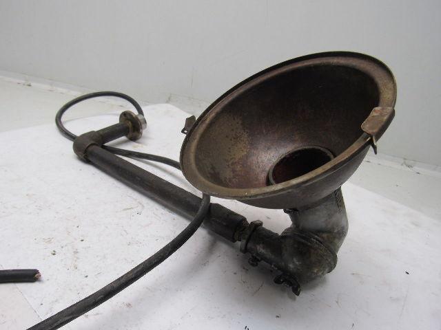 National Vintage Rusty Industrial Adjustable Neck Task Light Lamp 110V