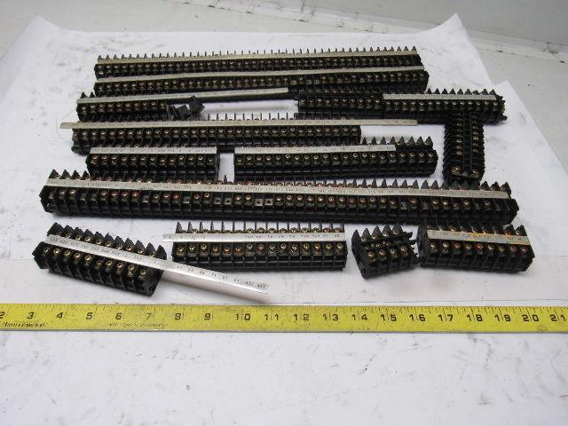 TGA-30 600V Rail Mount Terminal Block Connectors Lot Of 230+