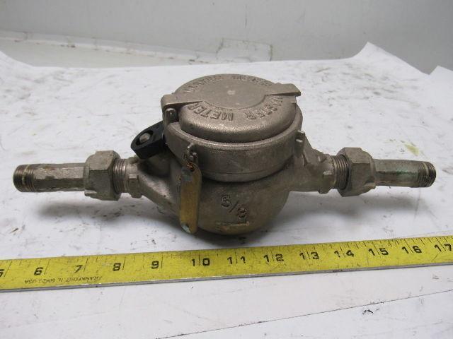 Master Meter 5/8" Stainless Steel Analog Water Meter US Gallons