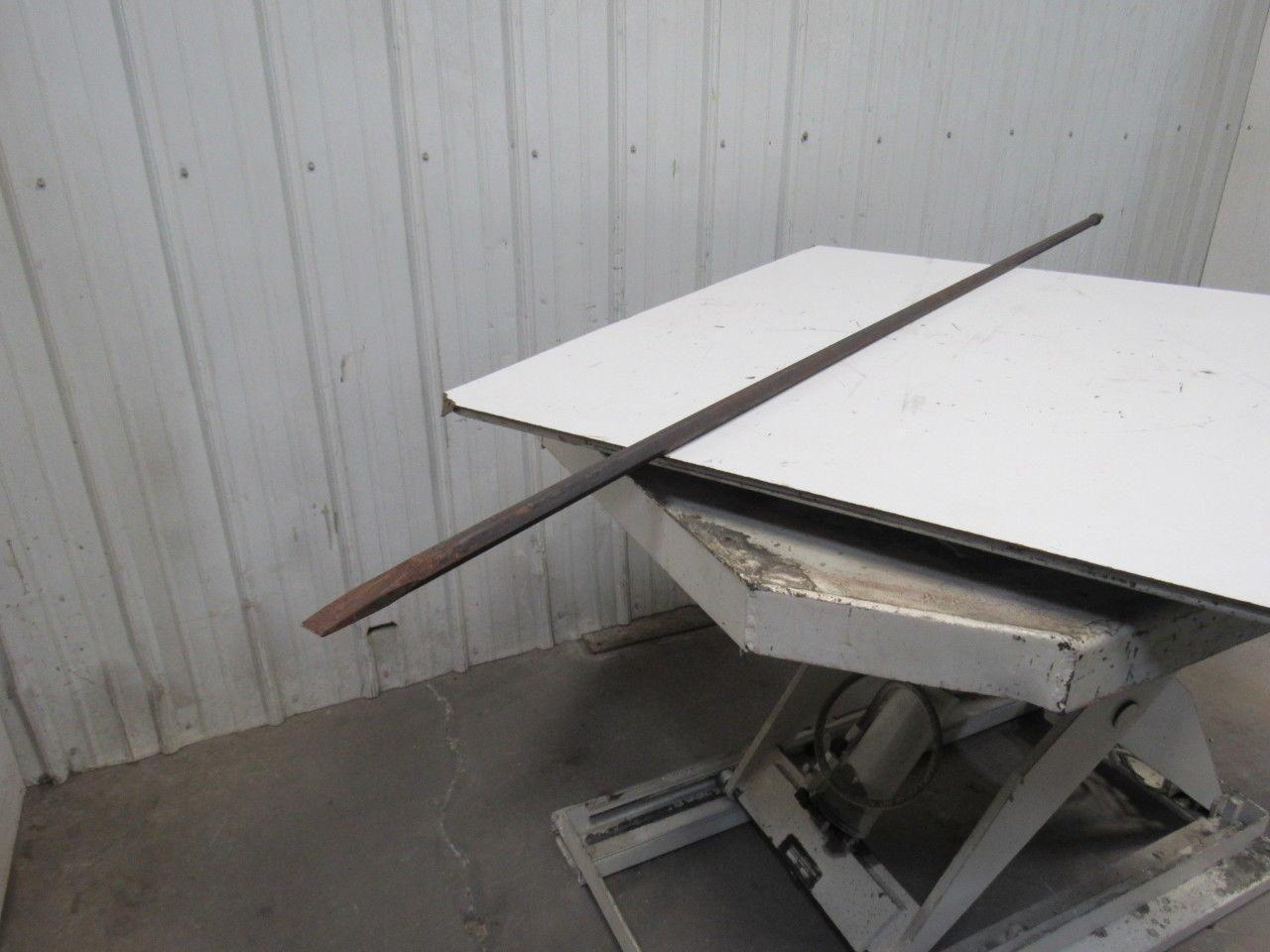 7/8" Hex Shaft 1" Wide Flat Air Chisel 96" (8') OAL