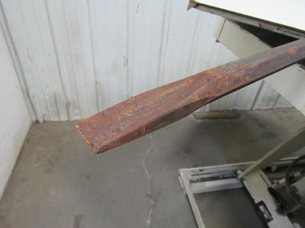 7/8" Hex Shaft 1" Wide Flat Air Chisel 96" (8') OAL