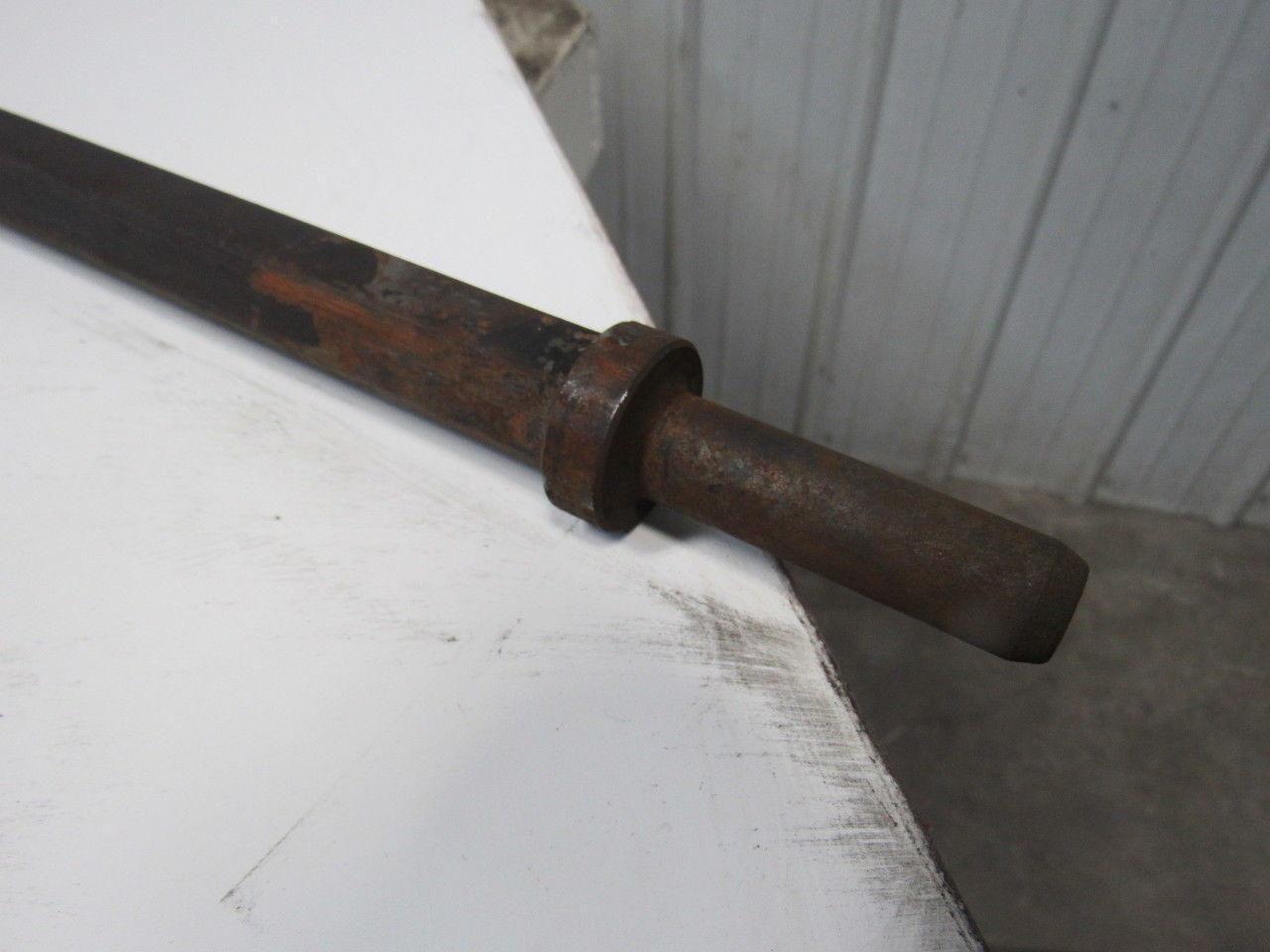 7/8" Hex Shaft 1" Wide Flat Air Chisel 96" (8') OAL
