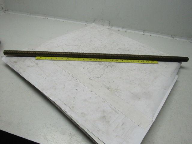 Brass Fully Threaded Rod 1"-8 Thread Size 35" Length Right Hand Threads