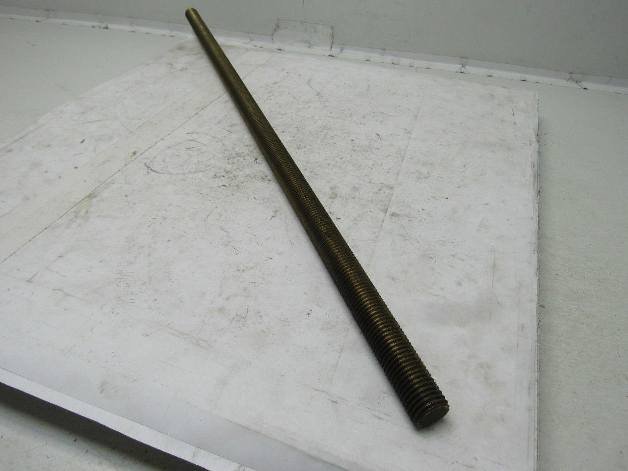 Brass Fully Threaded Rod 1"-8 Thread Size 35" Length Right Hand Threads