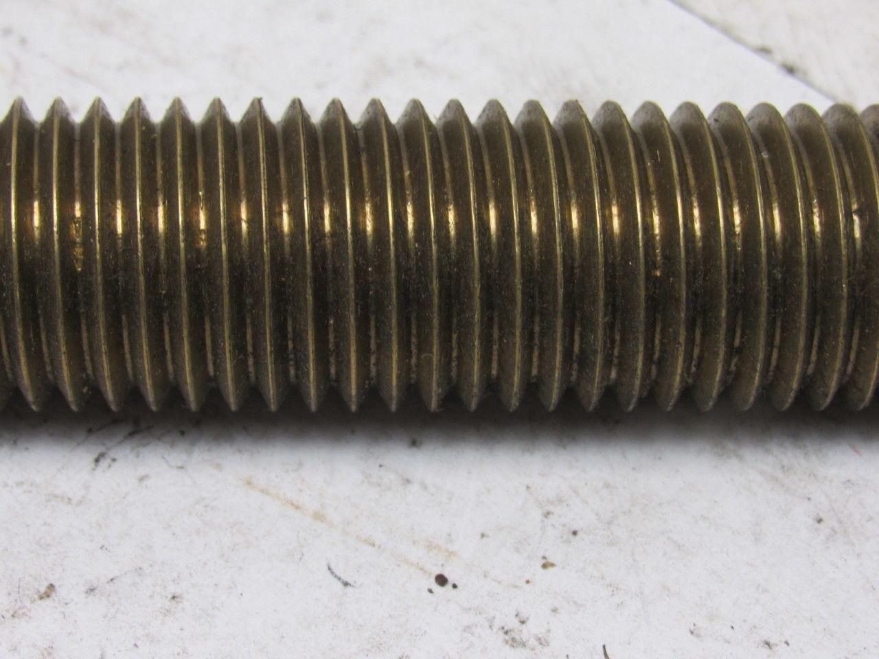 Brass Fully Threaded Rod 1"-8 Thread Size 35" Length Right Hand Threads