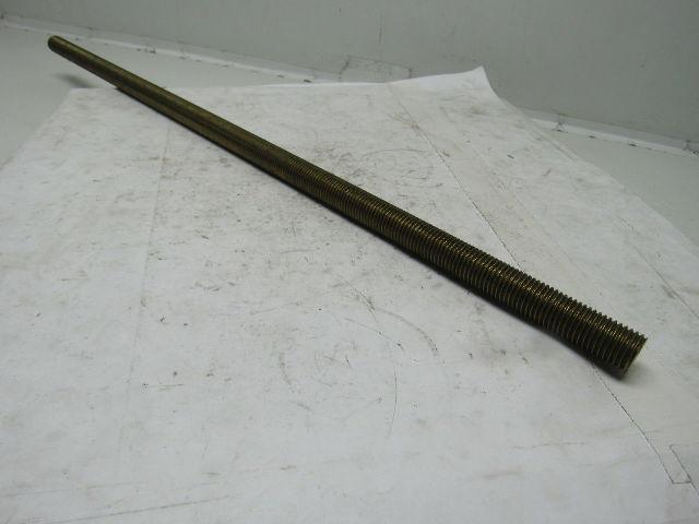 Brass Fully Threaded Rod 1"-8 Thread Size 35" Length Right Hand Threads