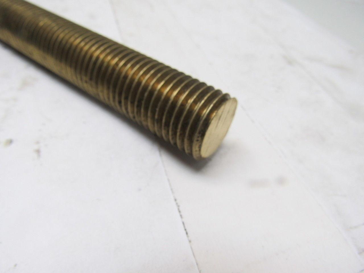 Brass Fully Threaded Rod 1"-8 Thread Size 35" Length Right Hand Threads