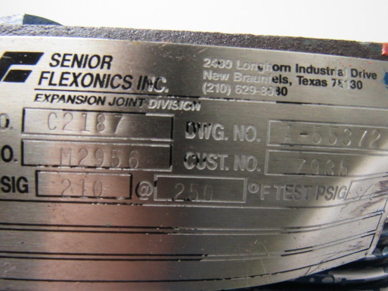 Senior Flexonics 4" x 6" Pipe Expansion Joint Stainless Steel Bellows