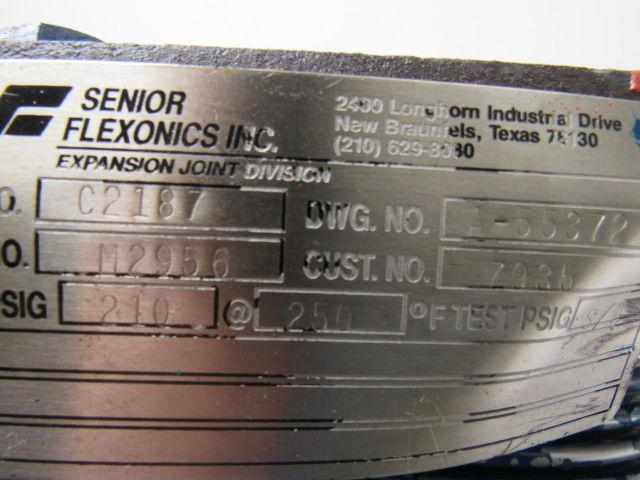 Senior Flexonics 4" x 6" Pipe Expansion Joint Stainless Steel Bellows
