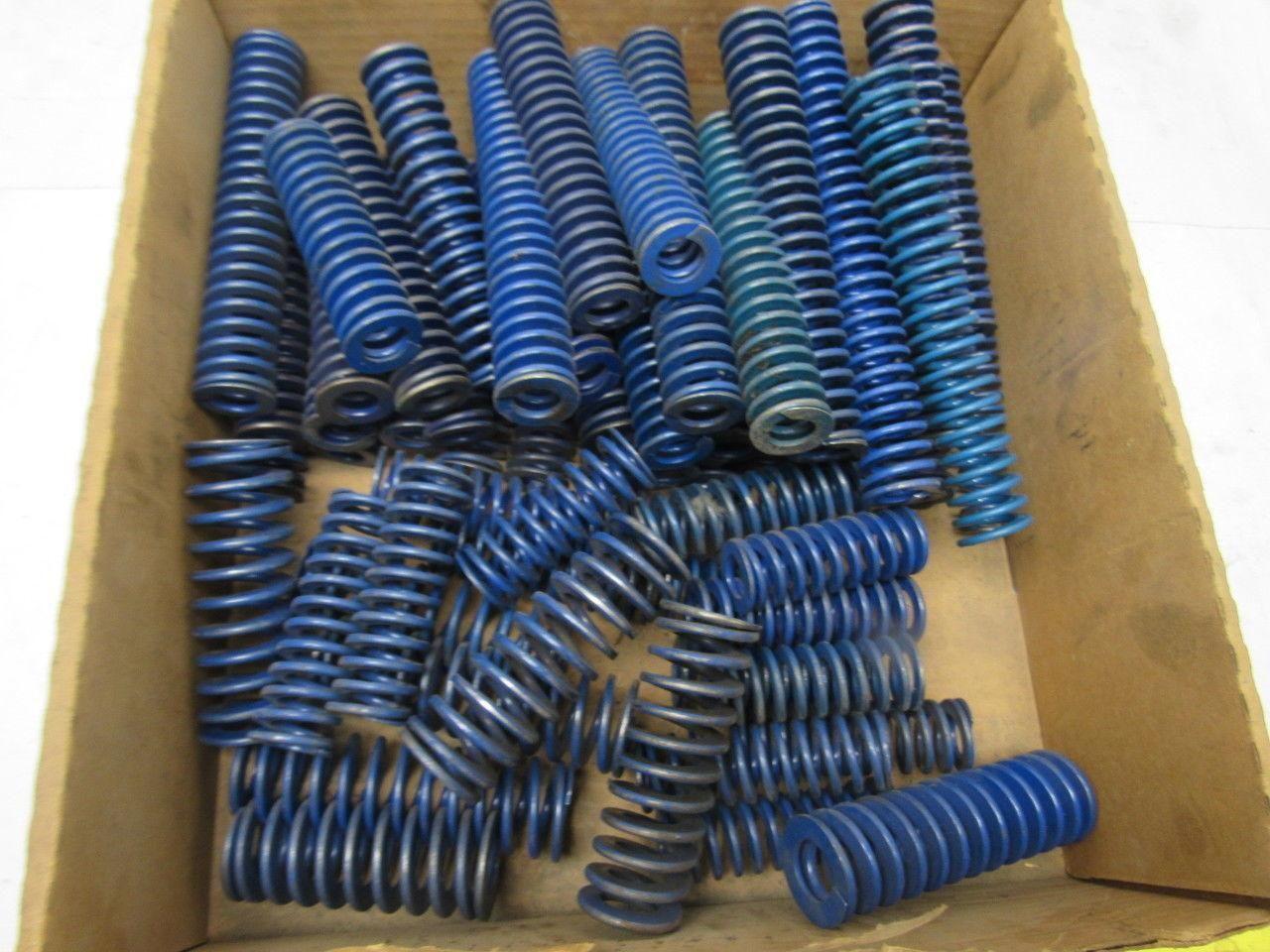 Blue Compression Die Springs Lot of Assorted Sizes 15 Lbs