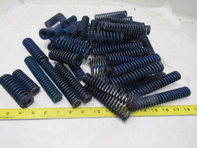 Blue Compression Die Springs Lot of Assorted Sizes 15 Lbs