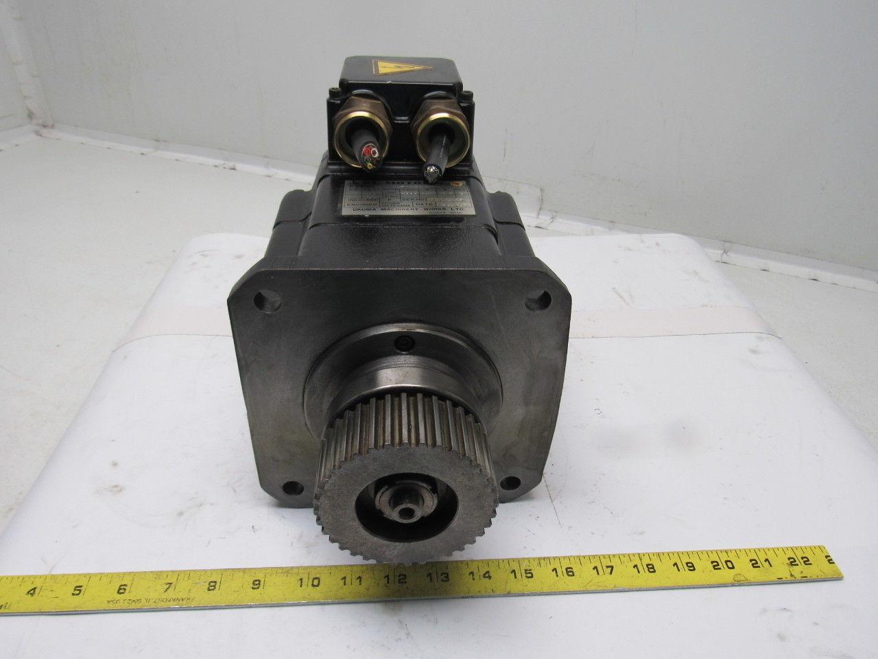 Okuma BL Motor BL-H100E-20T Servo Motor 2kw 2000 RPM 6P 8.4A 152V OSP Encoder