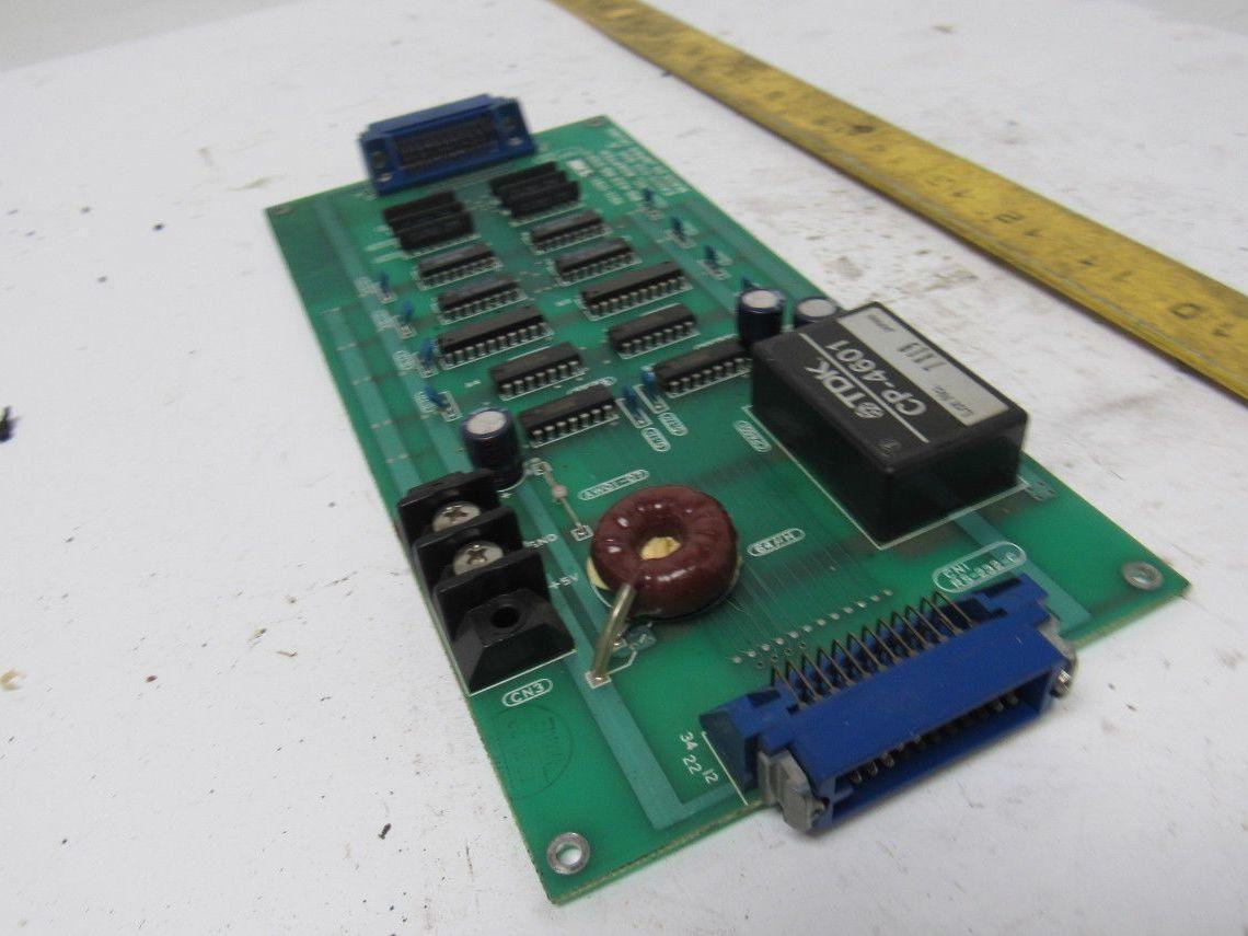 Okuma E4809-032-505 EXC. Adapter PCB Circuit Board From a LC20-2ST CNC