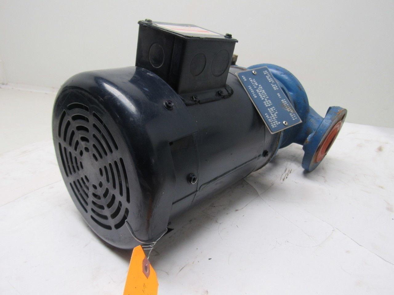 Leeson A6C17FC80E 1/4Hp 1725RPM 115/230V 1-1/2" Flange Centrifugal Pump