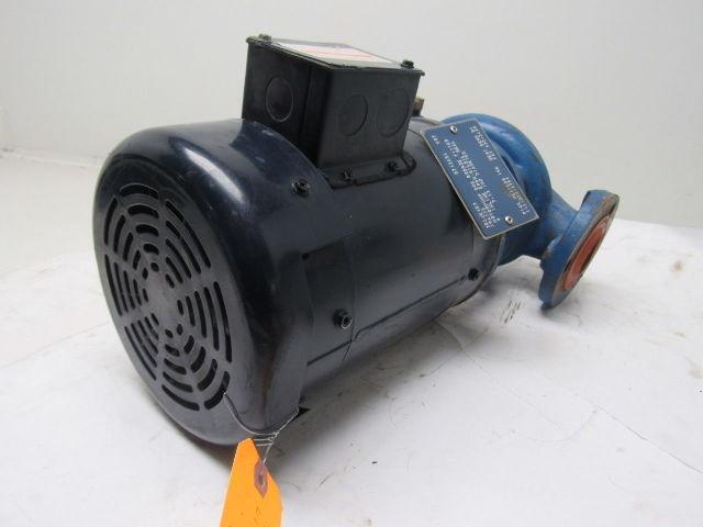 Leeson A6C17FC80E 1/4Hp 1725RPM 115/230V 1-1/2" Flange Centrifugal Pump