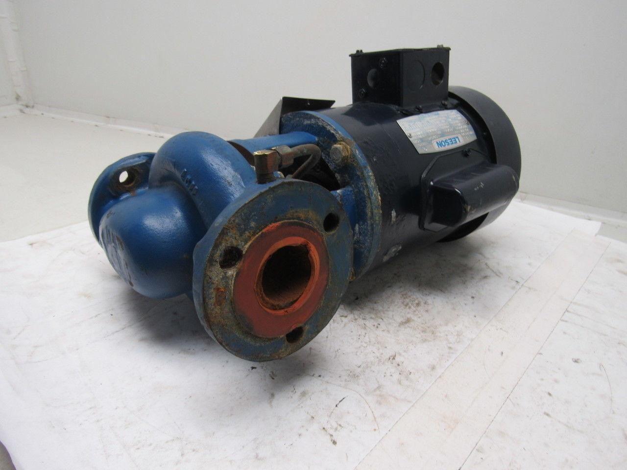 Leeson A6C17FC80E 1/4Hp 1725RPM 115/230V 1-1/2" Flange Centrifugal Pump
