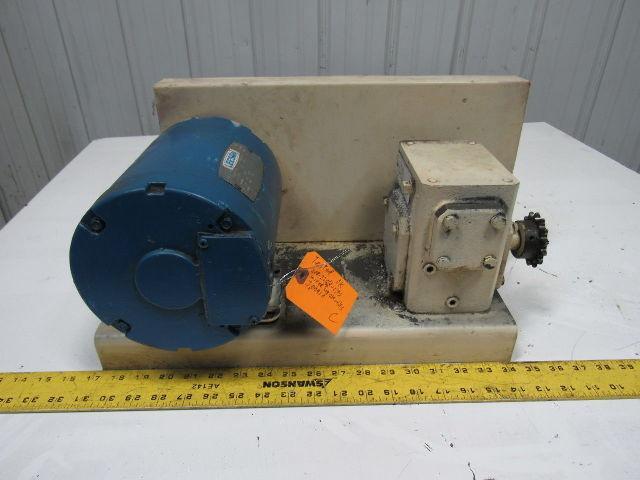 Leeson Falk 1175WB3B-40 1/2Hp 208-230/460V 40:1 43RPM Parallel Conveyor Drive