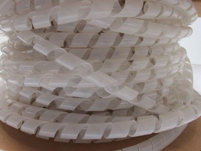 Thomas & Betts SRPE-750-9-C Catamount 3/4" Poly Spiral Wire Wrap Clear 100'