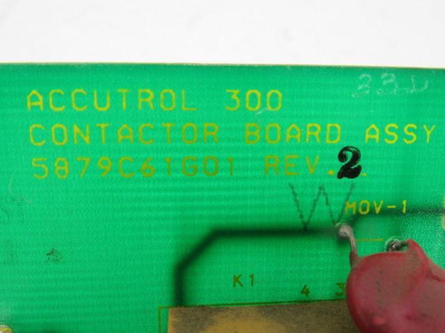 Westinghouse Accutrol 300 5879C61G01 Rev 2 Contactor Board Assembly