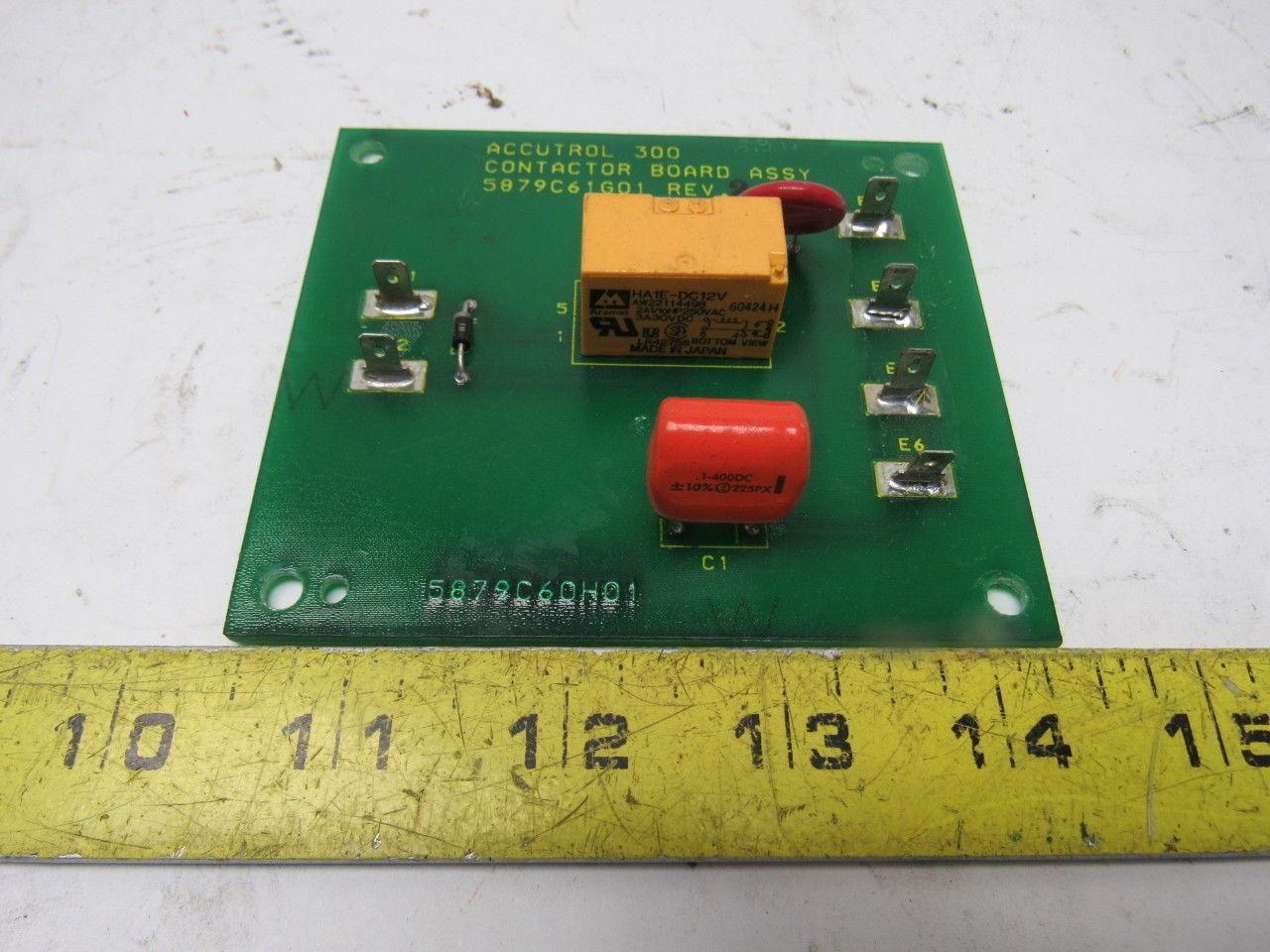 Westinghouse Accutrol 300 5879C61G01 Rev 2 Contactor Board Assembly