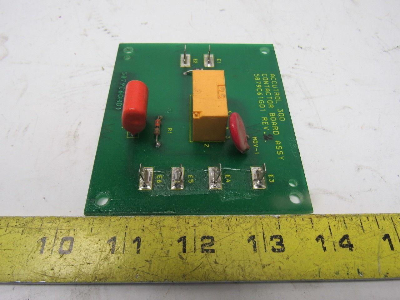 Westinghouse Accutrol 300 5879C61G01 Rev 2 Contactor Board Assembly