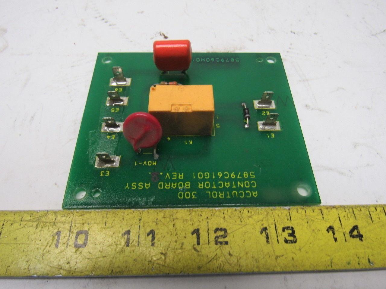 Westinghouse Accutrol 300 5879C61G01 Rev 2 Contactor Board Assembly