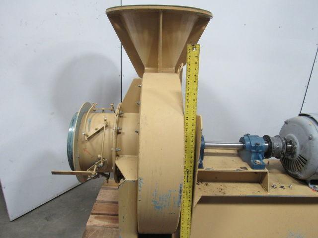 60HP Industrial Blower 24" Dia Wheel 14"dia inlet 19" Outlet 230/460V 3510 RPM